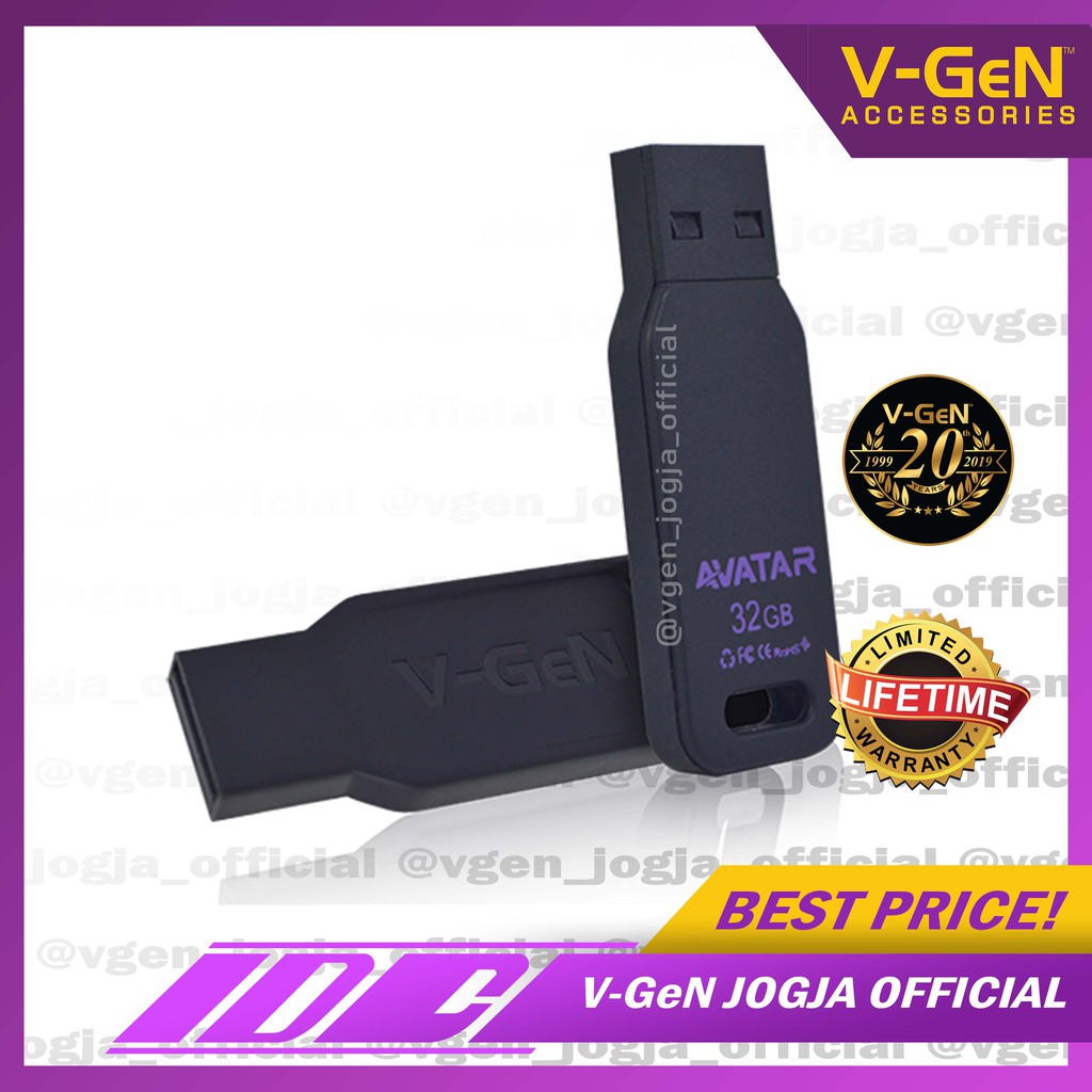 USB Flashdisk V-GeN 8GB - 128GB AVATAR USB2.0