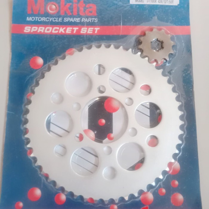 GEAR GIR SET DEPAN BELAKANG DT100 - DT 100 12T 50T