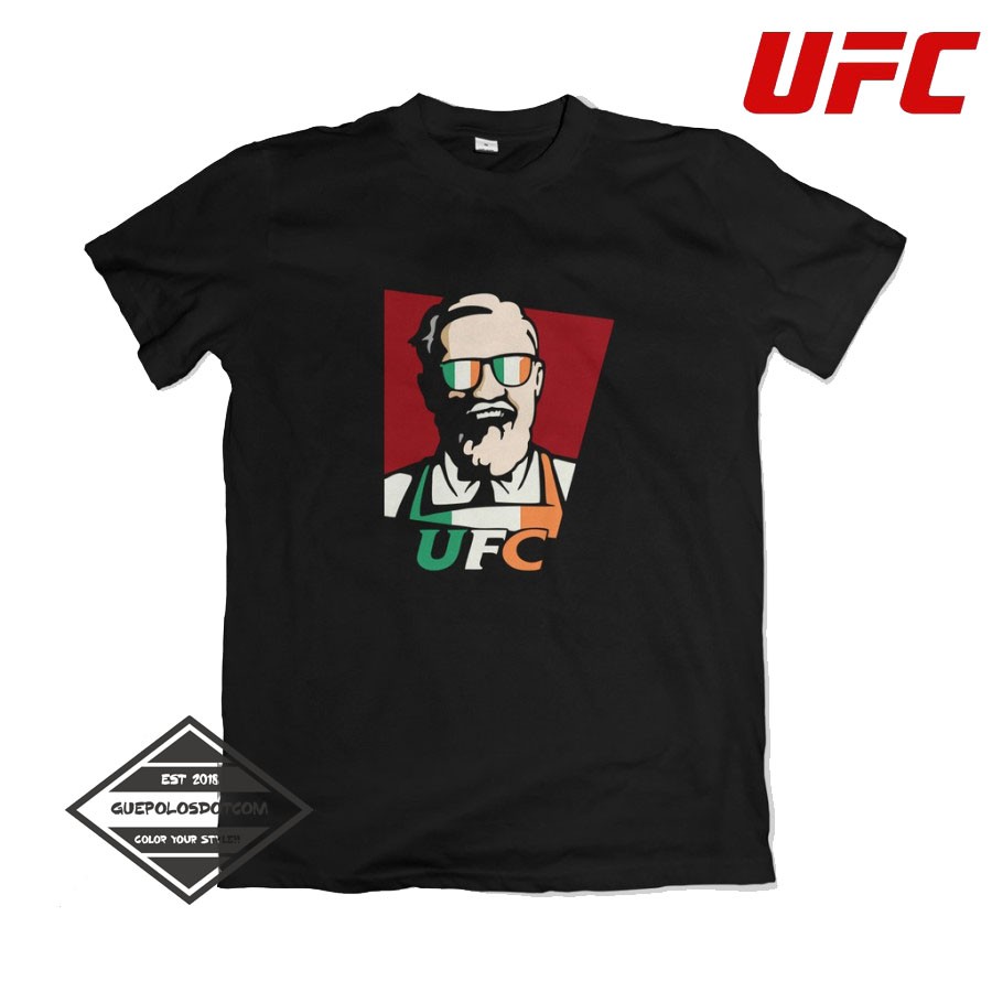 Kaos Lucu UFC X KFC Connor McGregor - CUSTOM KAOS - BAJU PLESETAN KFC