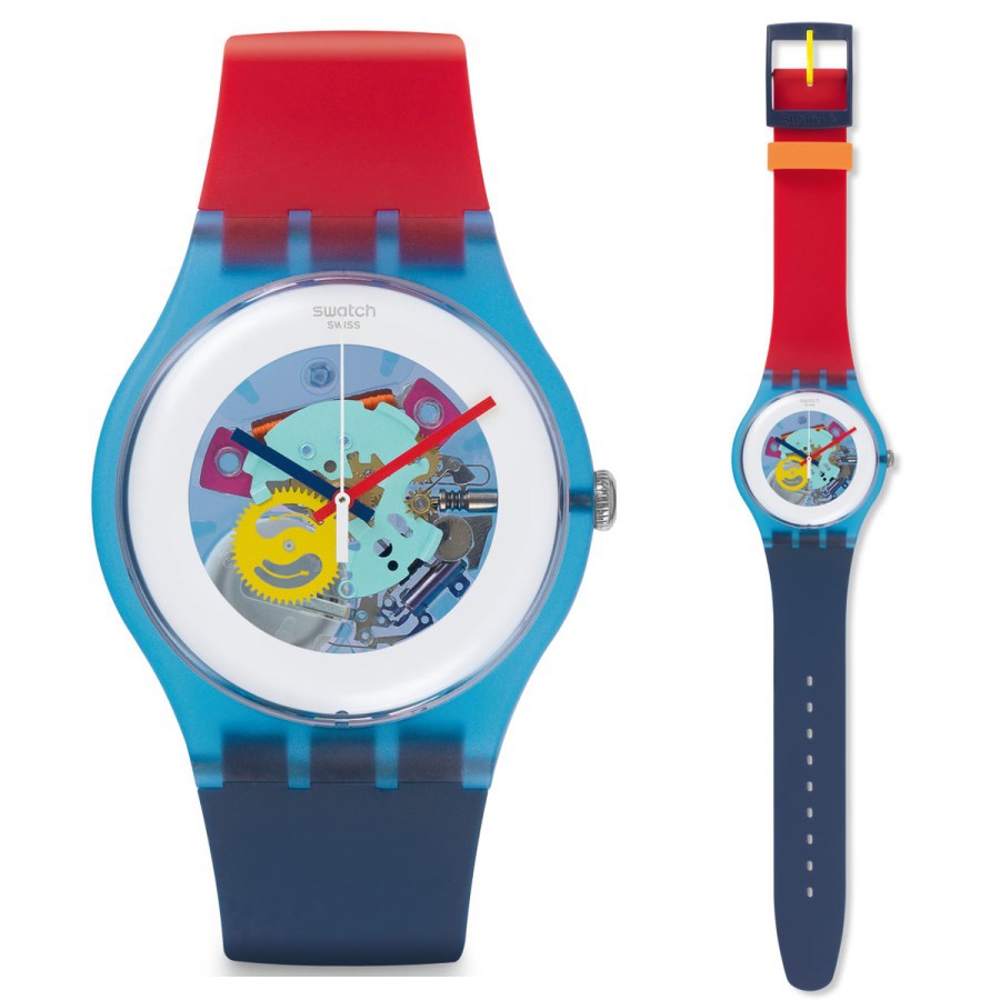 Jam Tangan Swatch Original SUOS101 Color my Lacquered Water Resistance