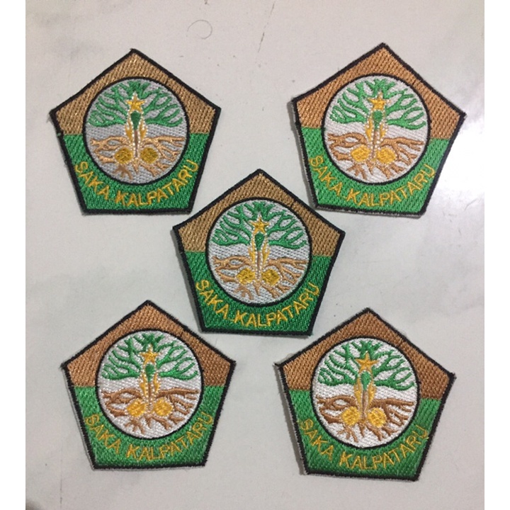 Badge Saka Kalpataru &amp; Krida (bordir)