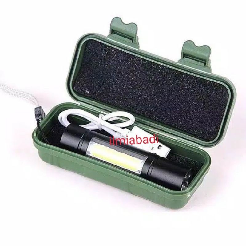 Senter swatt mini zoom LED/ senter swatt polisi