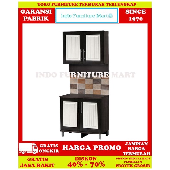 Kitchen Set Lemari Dapur Atas  Big Panel 2 Pintu Ksa 5251 Royal