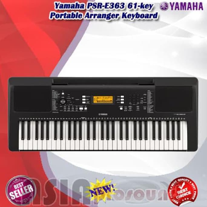 Terlaris  Keyboard Yamaha PSR-E363 / PSR E363 / PSRE363 61-key Sale