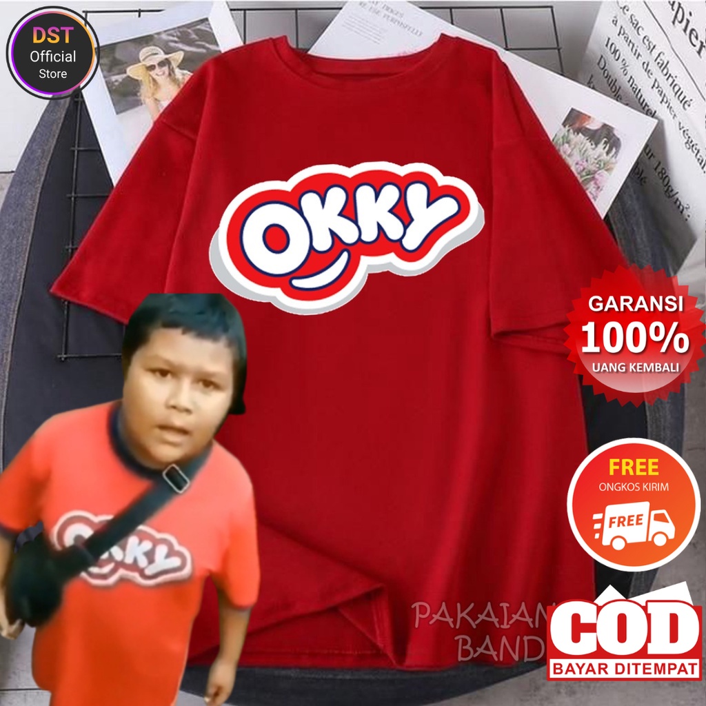 Baju Kaos Anak Viral Firal Okky Boy Jellydrink Windah Terbaru Kekinian