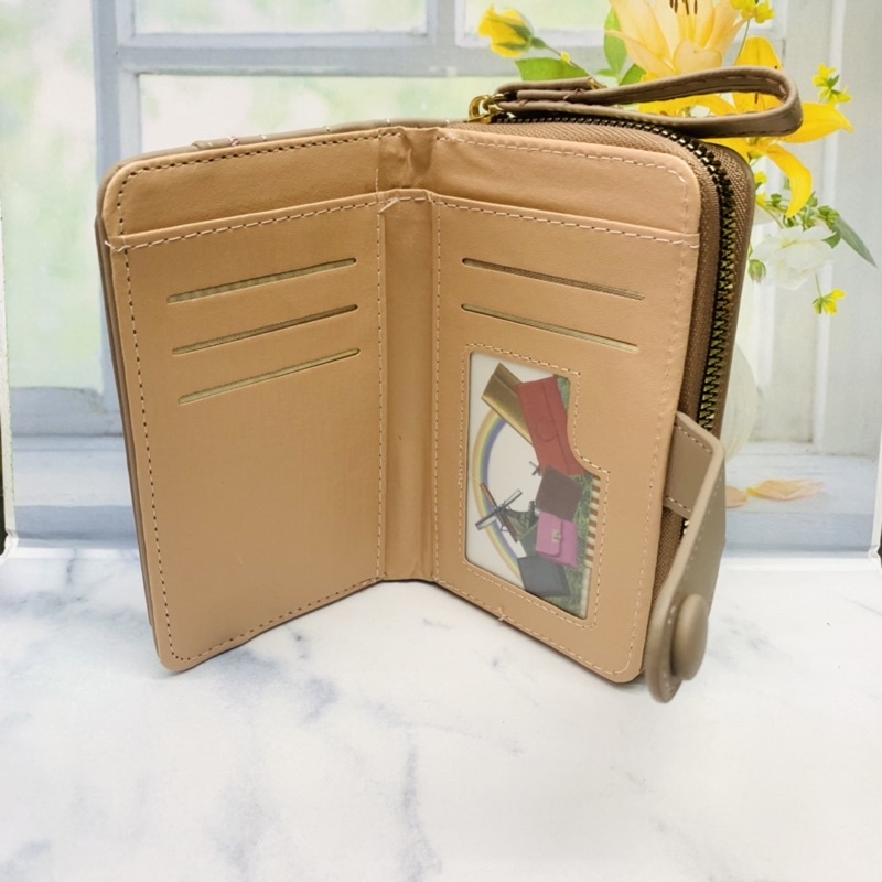 DOMPET WANITA FOREVER YOUNG IMPORT BORDIR KOREAN STYLE UKURAN SEDANG