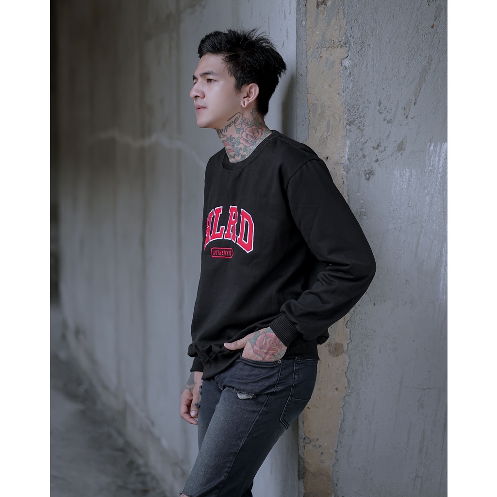 AUTHENTIC HOLYRIDER SWEATER HITAM // Sweatshirt Sweater Bordir Original