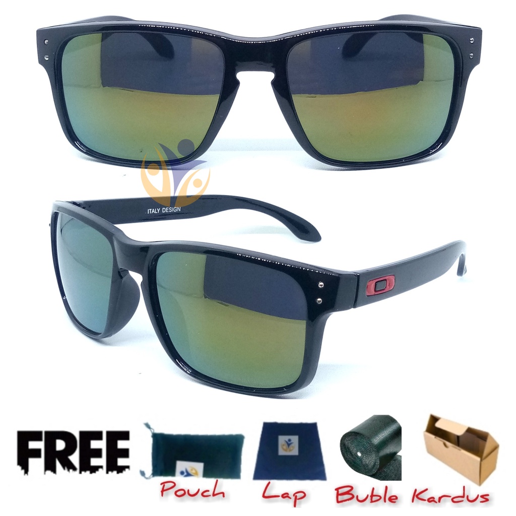 Kacamata hitam fashion square uv protection