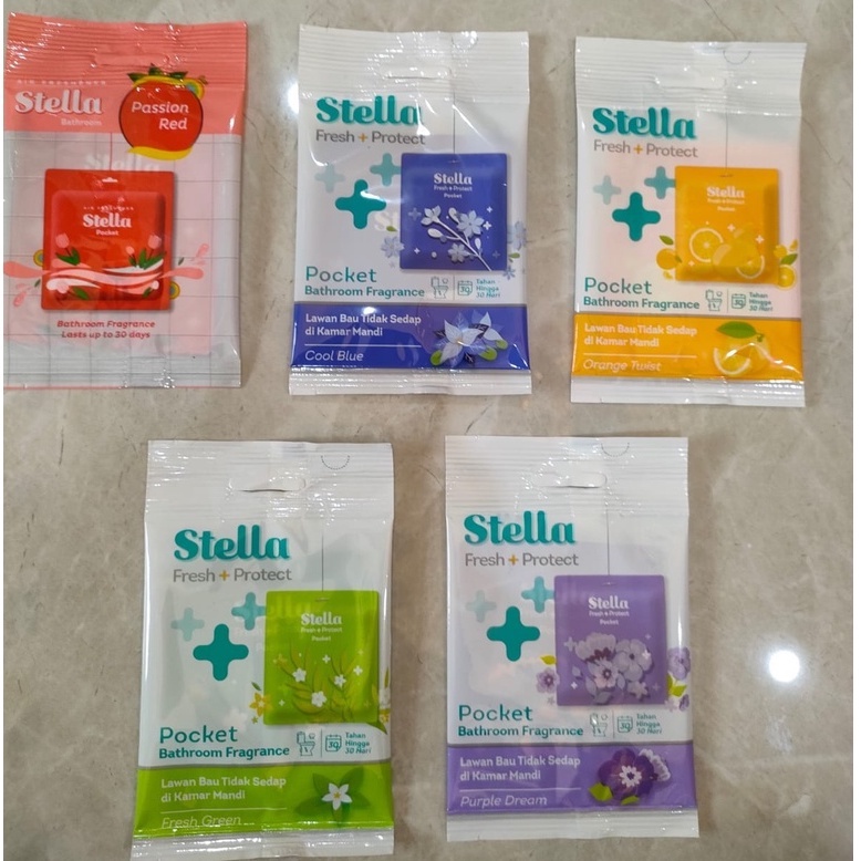 Stella Pocket Bathroom 10gr Pengharum / penghilang bau Kamar Mandi Toilet