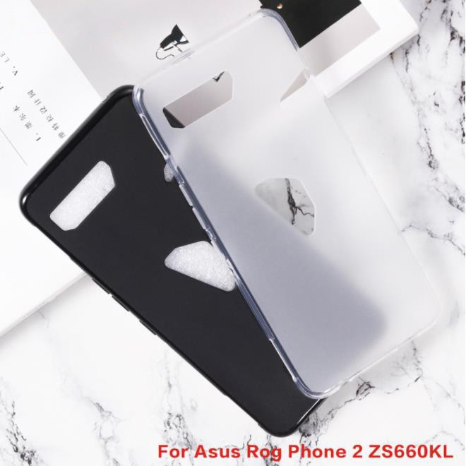 soft tpu case for asus rog phone 2 zs660kl gel silicone phone protective back shell case
