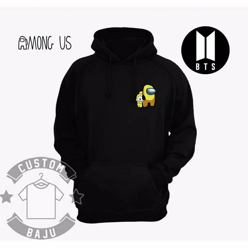Sweater Hoodie Game Among Us X BT21 BTS Crewmate Chimmy