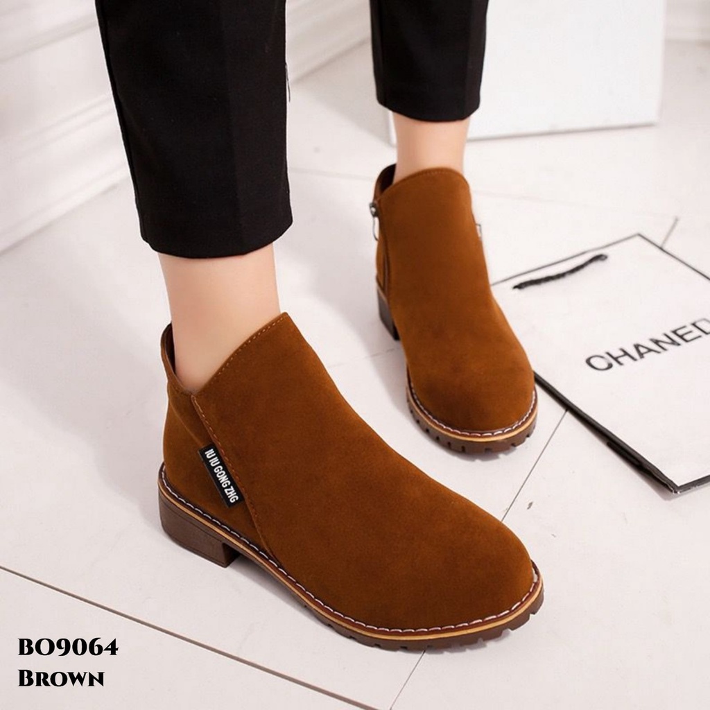 PRF Sepatu Boots Flat Korea BO9064