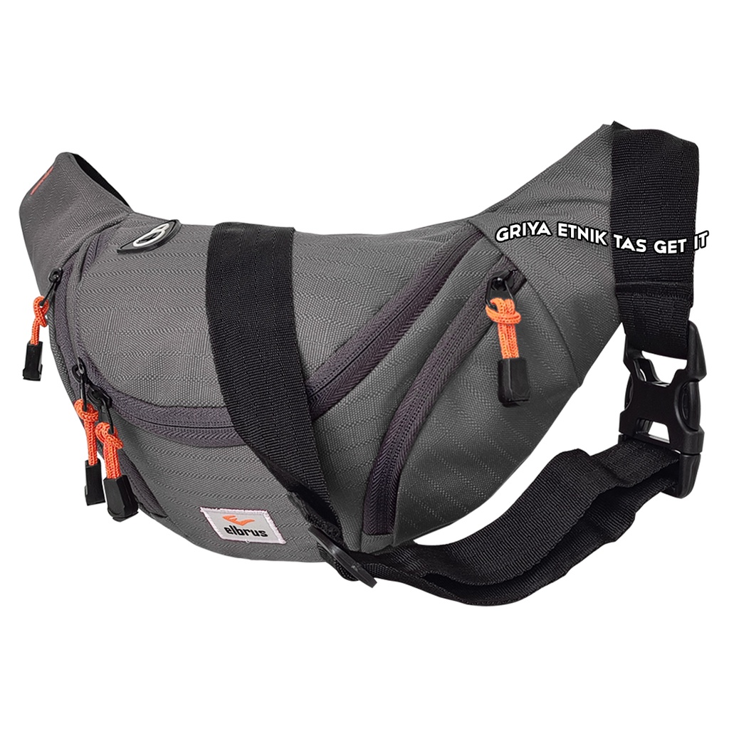 ELBRUS Waistbag Tas Pinggang Pria Selempang Soren Cowok