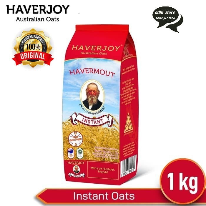 

Terbaru Haverjoy havermout instan oatmeal 1000gr Murah