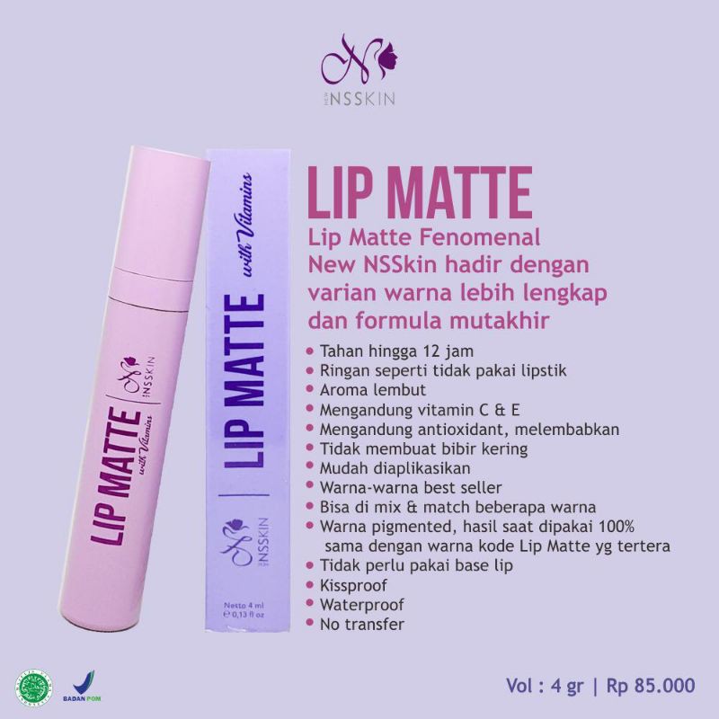 Lip matte ns skin