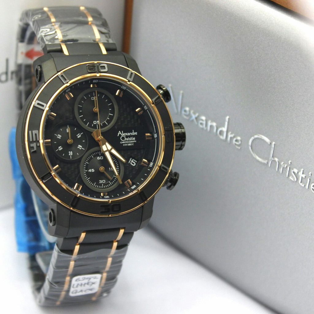 Alexandre Christie AC6292MC - Jam Tangan Fashion Pria Murah - Chrono Aktif - Full Stainless