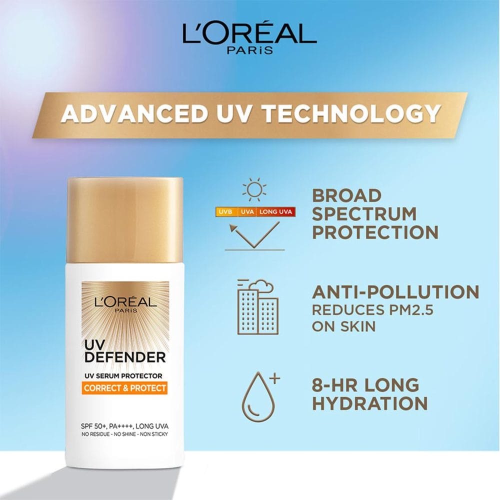 L'Oreal UV Defender Serum Protector Correct &amp; Protect