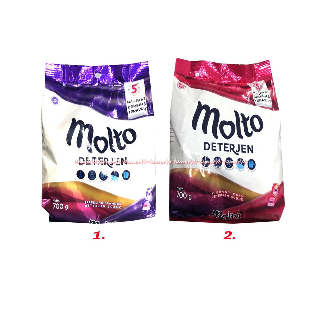 Molto Detergen 700gr Sabun Cuci Bubuk Molto Sparkling Glamour Vibrant Chick