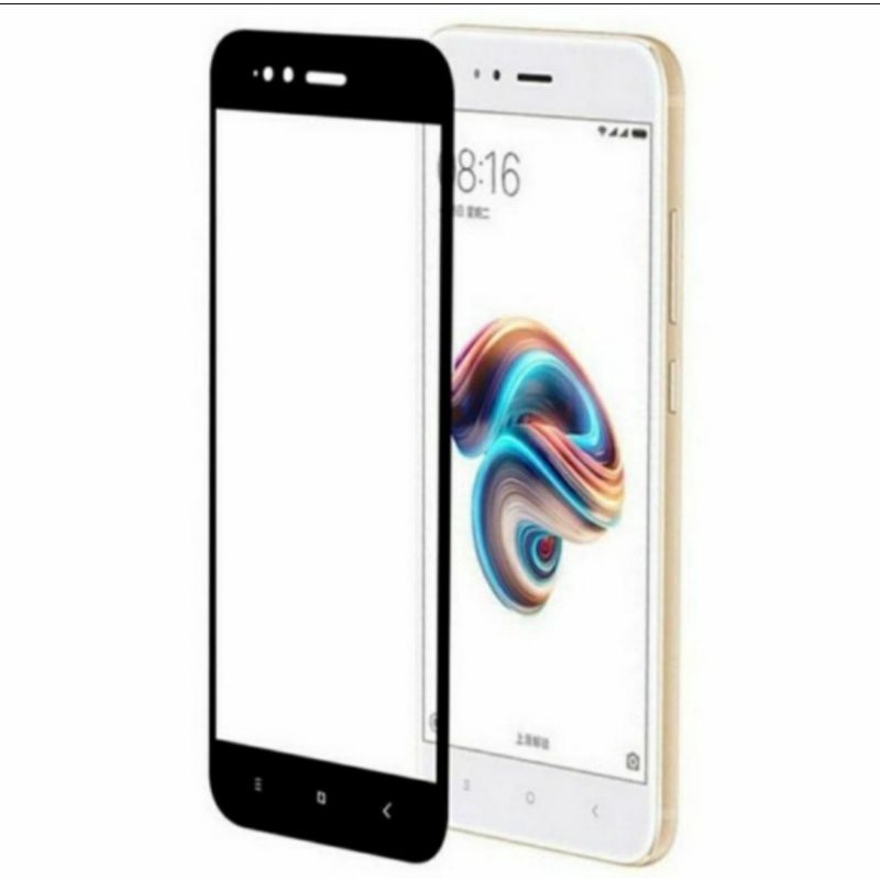 Xiaomi Mi A1 tempered glass anti gores kaca full lcd