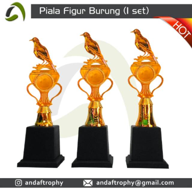 Piala/ Trophy Figur Burung 1 Set
