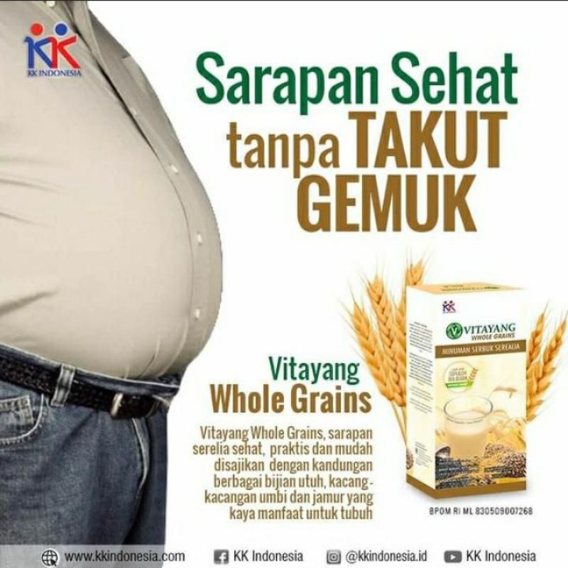 

Vitayang whole grain | minuman sarapan sehat | minuman serelia