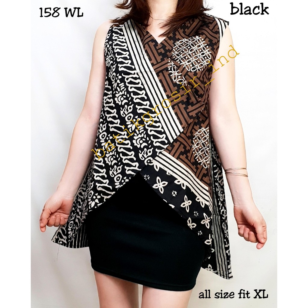 ROMPI 158 WL RO ROMPI TOP OUTER  BATIK  BISA PAKAI BOLAK  