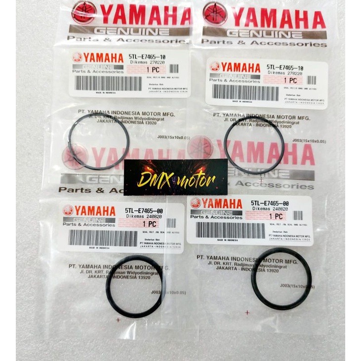 seal pully dan oring pully yamaha mio mio smile dll original yamaha
