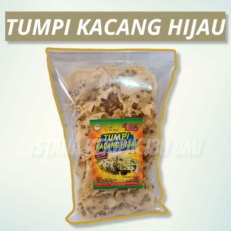 

Keripik Tempe Tumpi Peyek Kacang Hijau 245 Gr