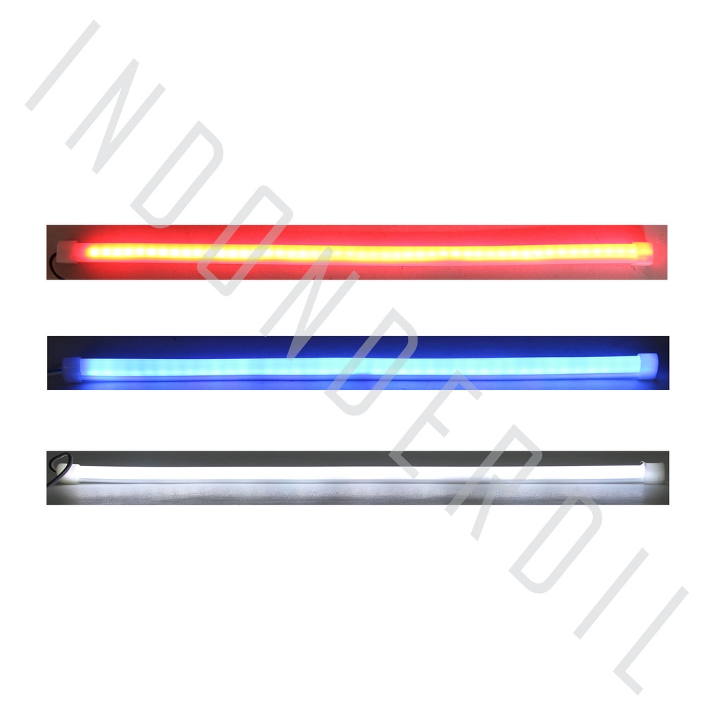 Lampu Variasi LED-Neon Alis Motor-Mobil Flexible Variasi Warna Putih 30 Cm-30cm