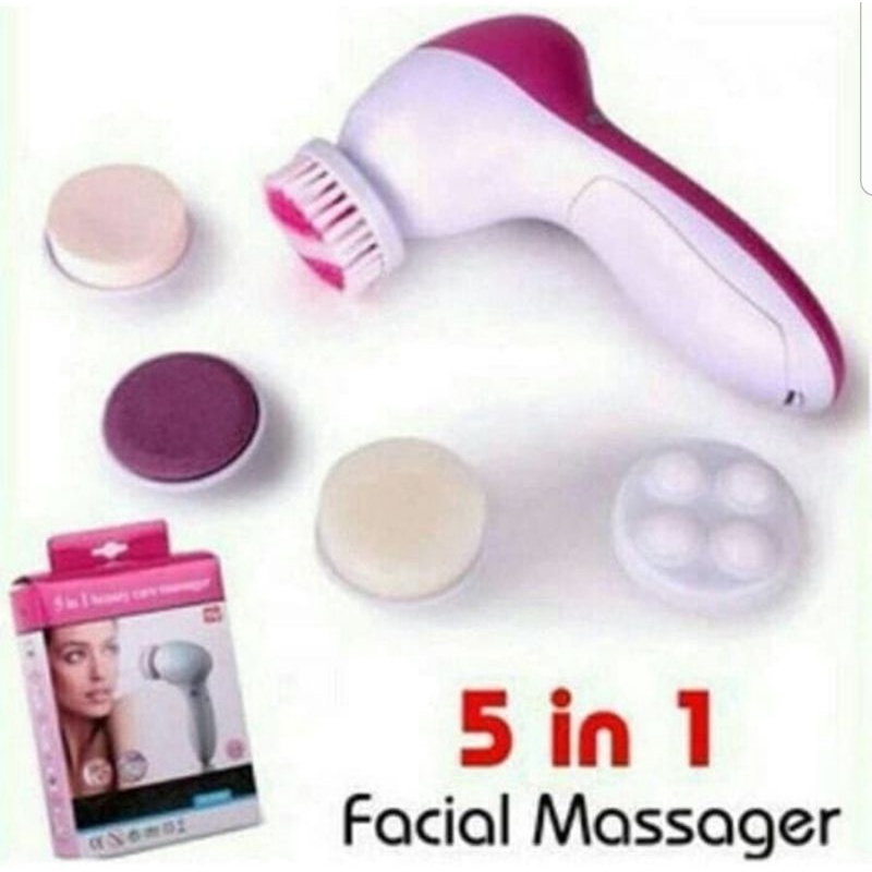 face massager 5 in 1 alat pembersih wajah