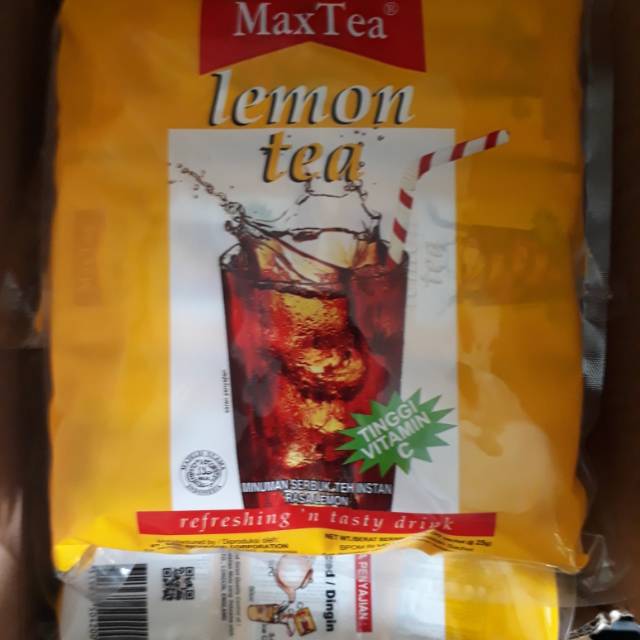 

Max Tea Lemon Tea.1 Pack Isi 30 Saset