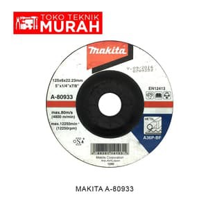 Makita A-80933 Batu Gerinda Poles Metal Grinding 5 inch 5&quot; x 6 Slep - 10pcs