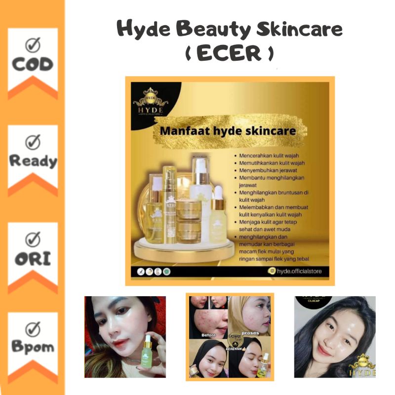 [ECER] HYDE BEAUTY SKINCARE ECER SKINCARE JERAWAT CEPAT SKINCARE GLOWING CEPAT HYDE BEAUTY SKINCARE 