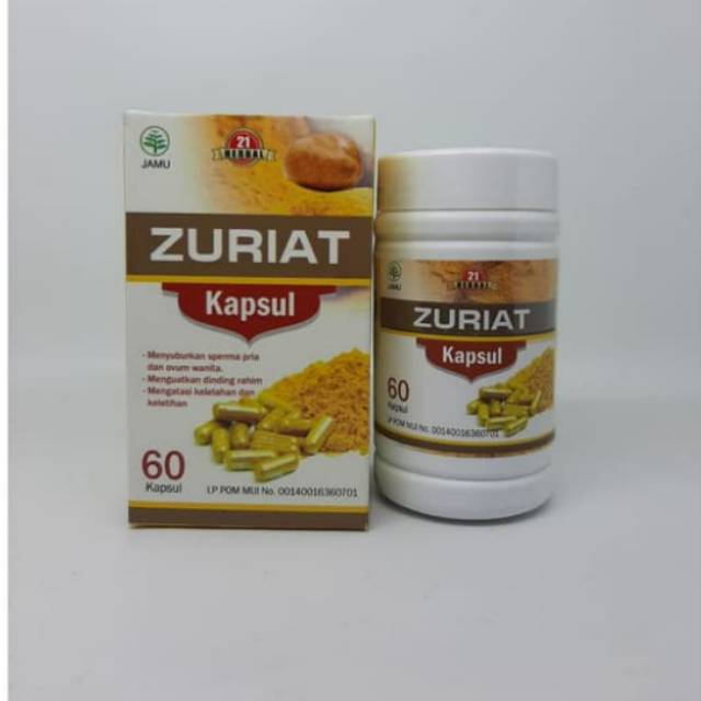 Kapsul Zuriat | Zuriat Promil isi 60 kapsul