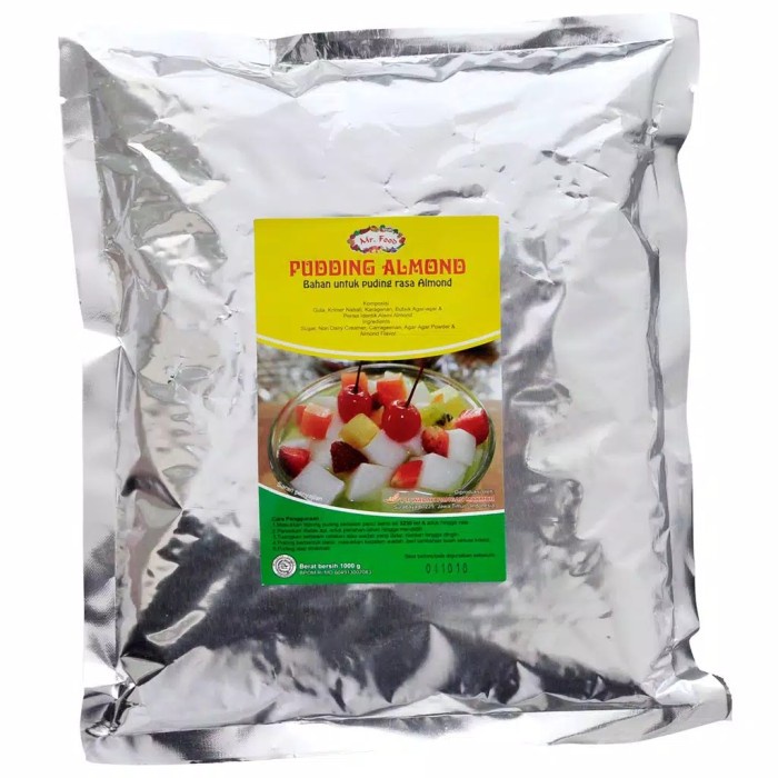 

BISA COD Tepung Pudding Almond Mr. Food 1000gr