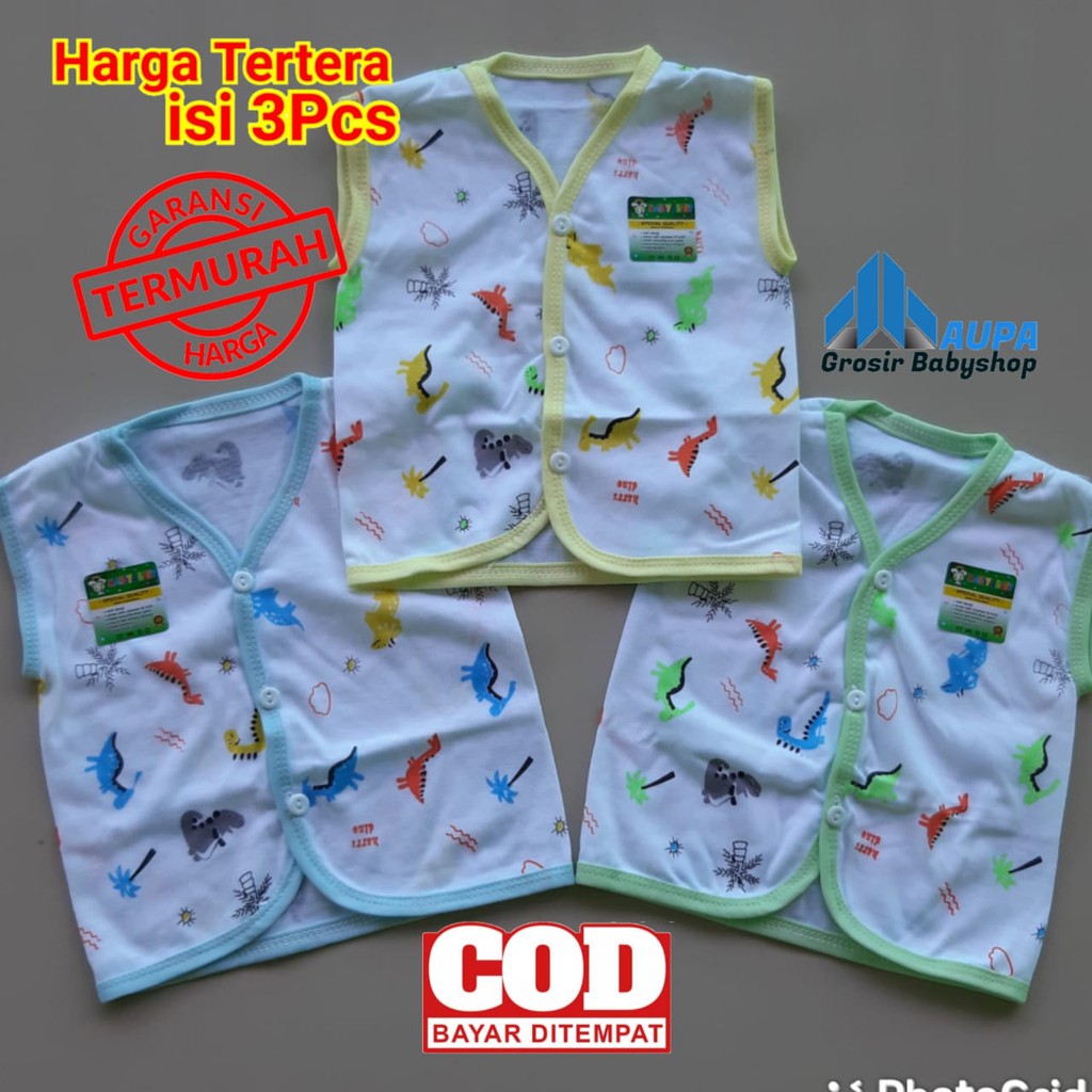 baju bayi putih bis kutung 3 baju terlaris