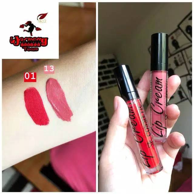 LIP CREAM SR12 / Lip cream matte SR12 / lip cream moist sr12 / matte  Cosmetic SR12