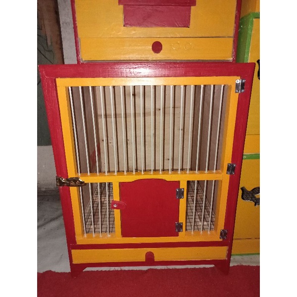 SEMI MACAN (KANDANG MERPATI) WARNA (RANDOM) UKURAN 40CM*44CM*50CM