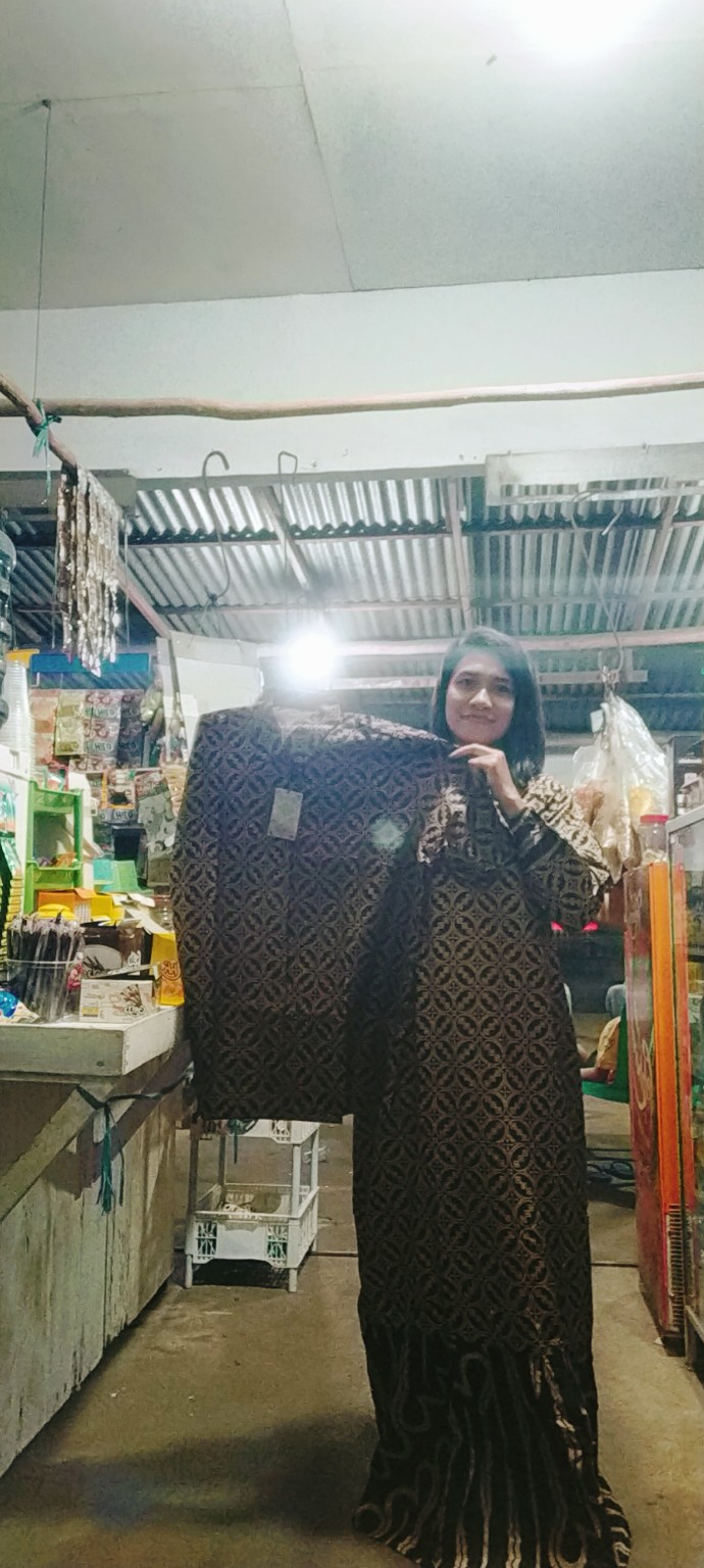 Gamis Batik Moderen. Gamis Batik Pekalongan