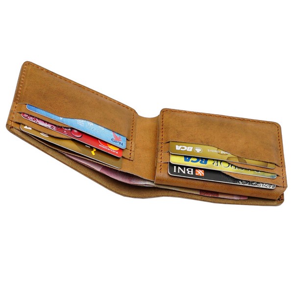 Jayuwan SSA Dompet Pria Full Kulit Asli Original 10 Slot Kartu