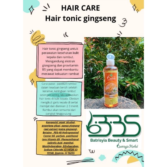 HAIR TONIC GINSENG