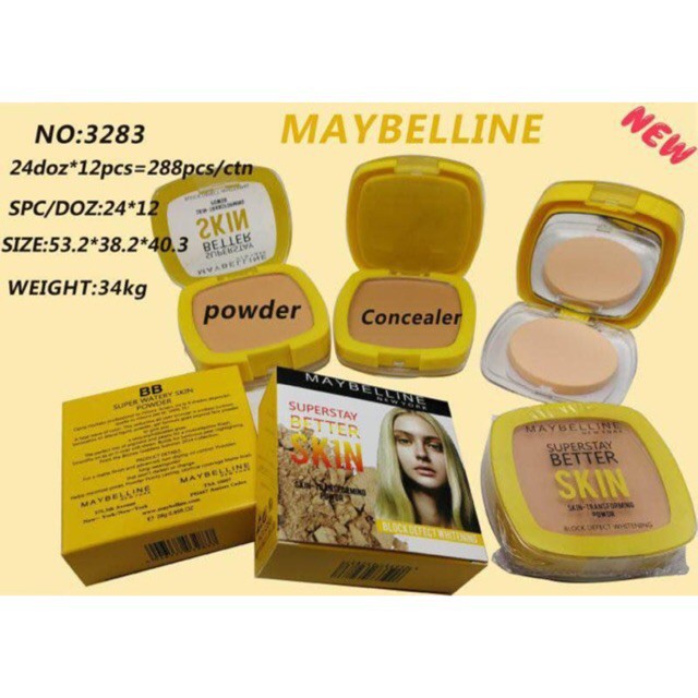 Bedak MAYBELLINE SUPERSTAY BETTER SKIN 2 in 1 Two Way Cake