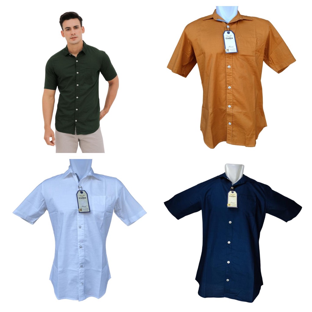 Kemeja Pria Emba Classic Daco Original Short Sleeve Shirt