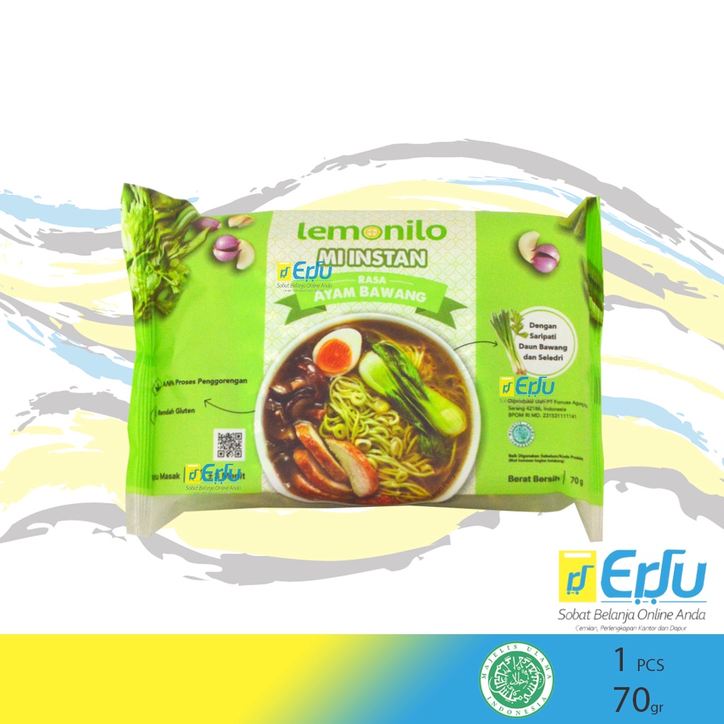 

ECER Lemonilo Ayam Bawang Mie Instan Kuah Halal - 70gr