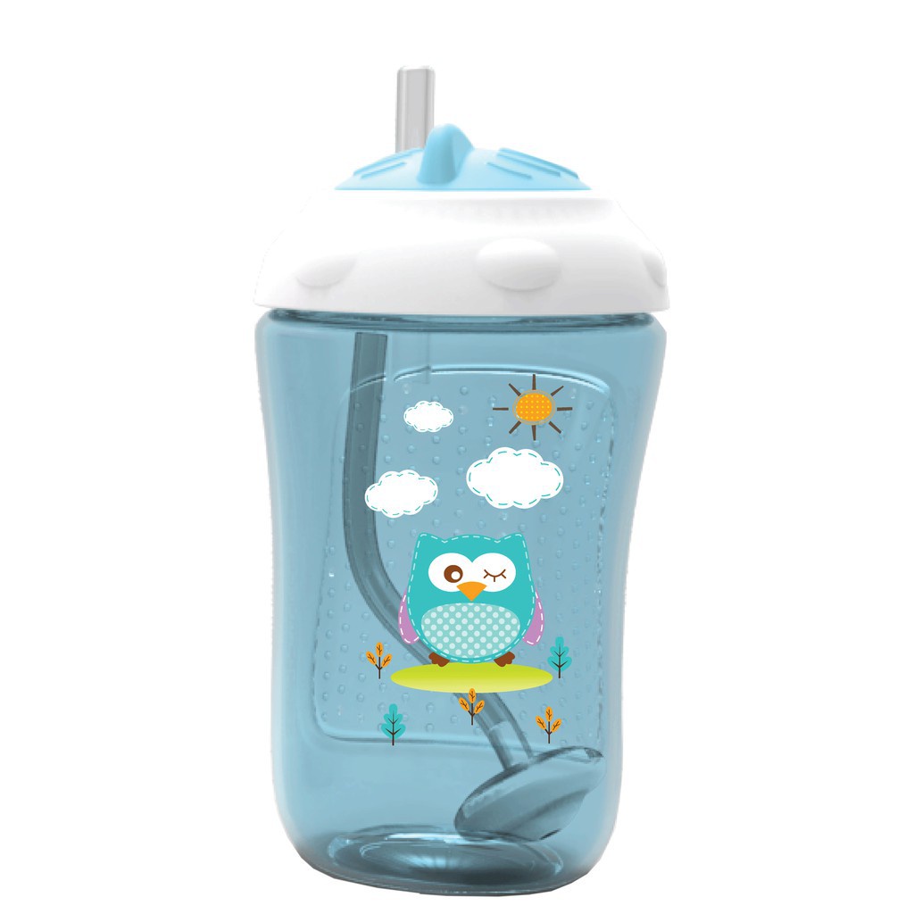 Baby Safe Sipper Cup With Weighted Straw FS405 Blue Botol Minum