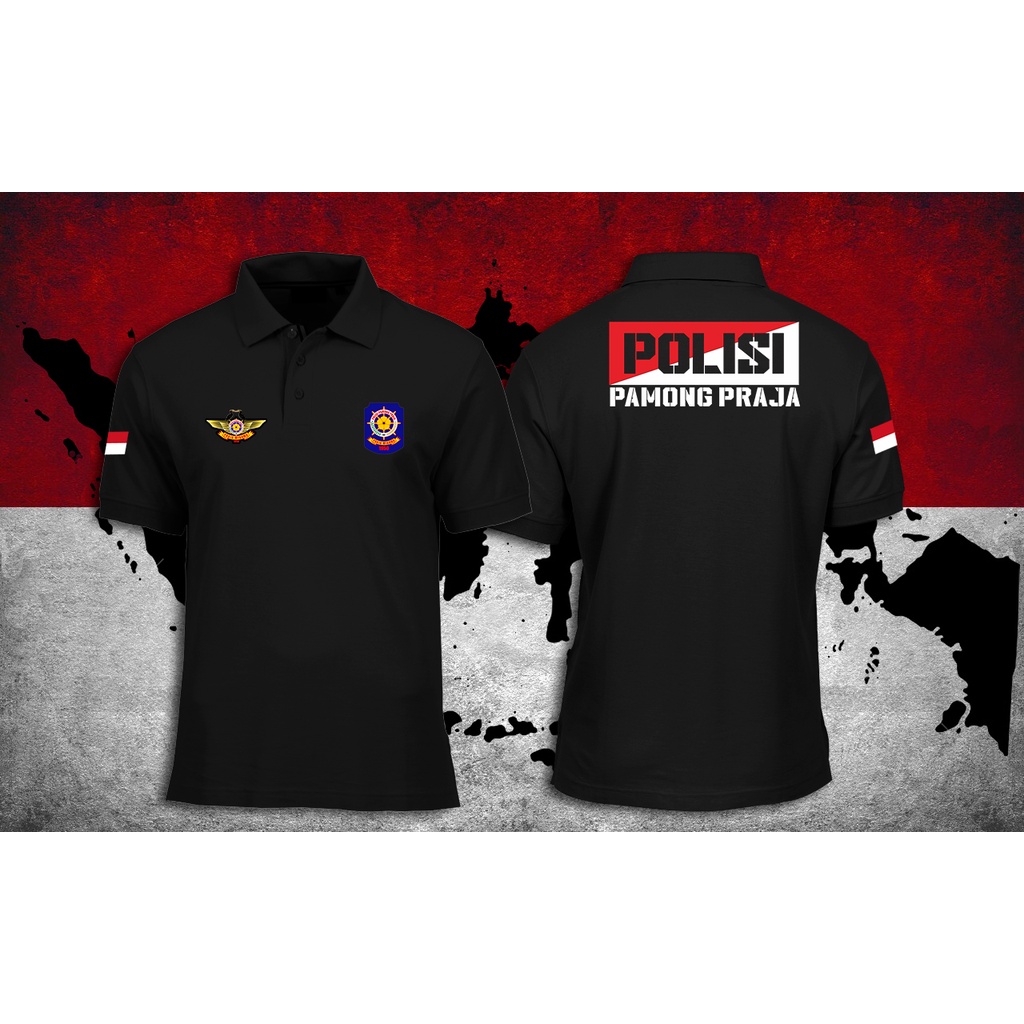 Jual Kaos Kerah Polo Wangki Satpol Pp Region Law Praja Wibawa Shopee