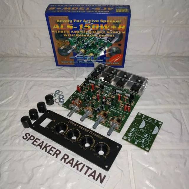 Kit Amplifier Speaker aktif Stereo OCL 2x150Watt ACS-150W+B