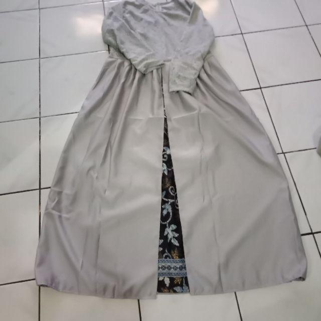 Set Cp Sarwendah Faridah Couple Devita Gamis Brukat Batik 8 Warna