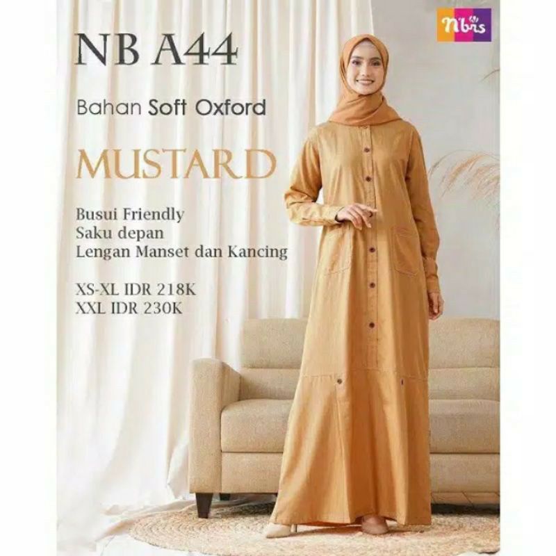 Gamis Dewasa NB A44// NB 181//NB A41 Nibras