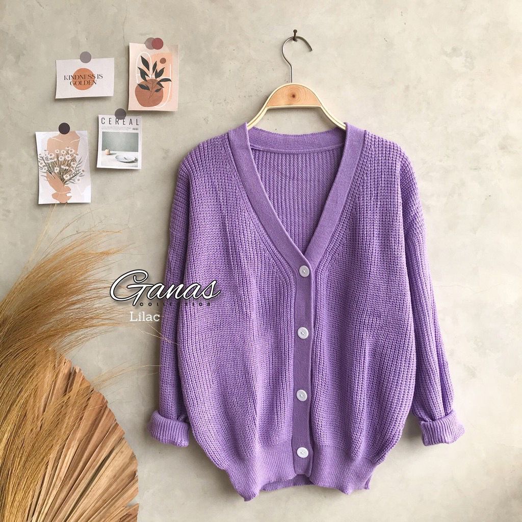 Belleza outlet baju rajut Cardigan rajut atasan wanita Aliya